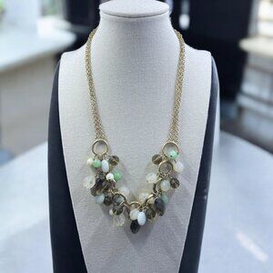 Vintage Talbot Statement Beaded Necklace Soft Girl Cottagecore Boho Chic Jewelry